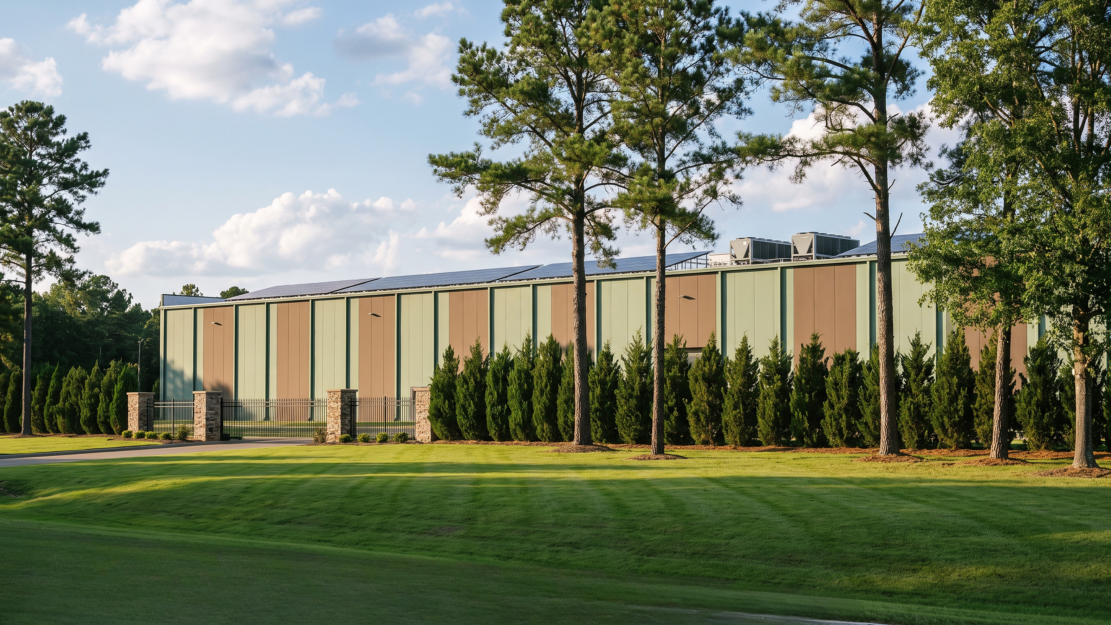 Representative campus building — street view